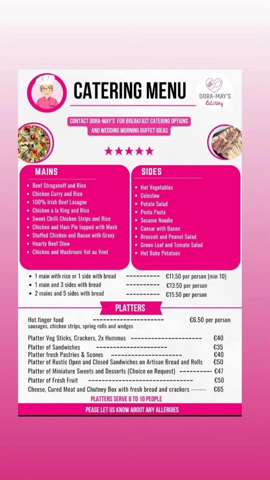 Catering Menu
